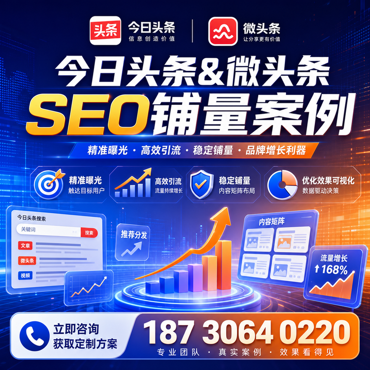 迪庆头条号SEO矩阵批量内容铺量成功案例