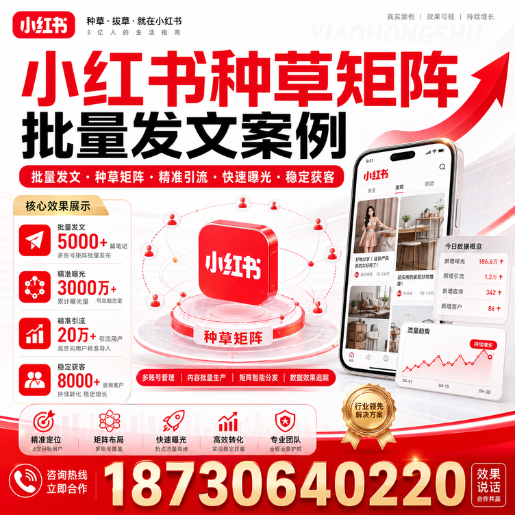 迪庆小红书种草矩阵批量发文案例