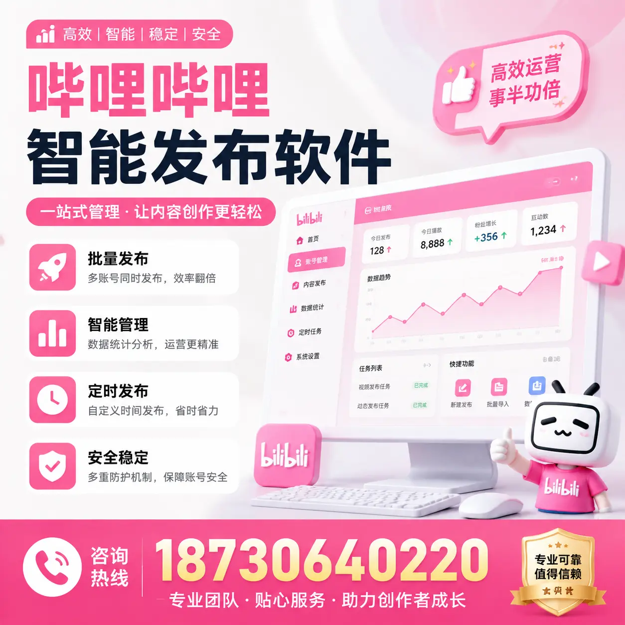 如何评估哔哩哔哩智能发布软件的ROI？迪庆 企业必读